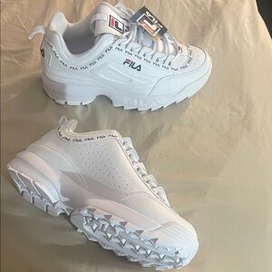 Fila White Athletic Sneakers